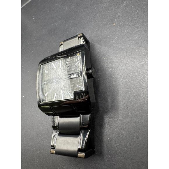 Armani Exchange Date Watch Men 43mm Silver Textured Dial Gunmetal AX2067 main image 8